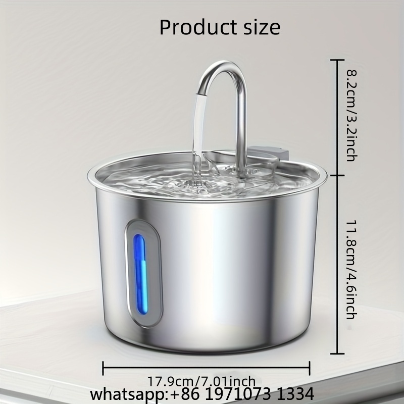 2.2L Stainless Steel Pet Water - Pet Water Fountain Stainless Steel 评论和价格