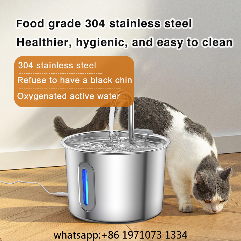 2.2L Stainless Steel Pet Water - Pet Water Fountain Stainless Steel 评论和价格