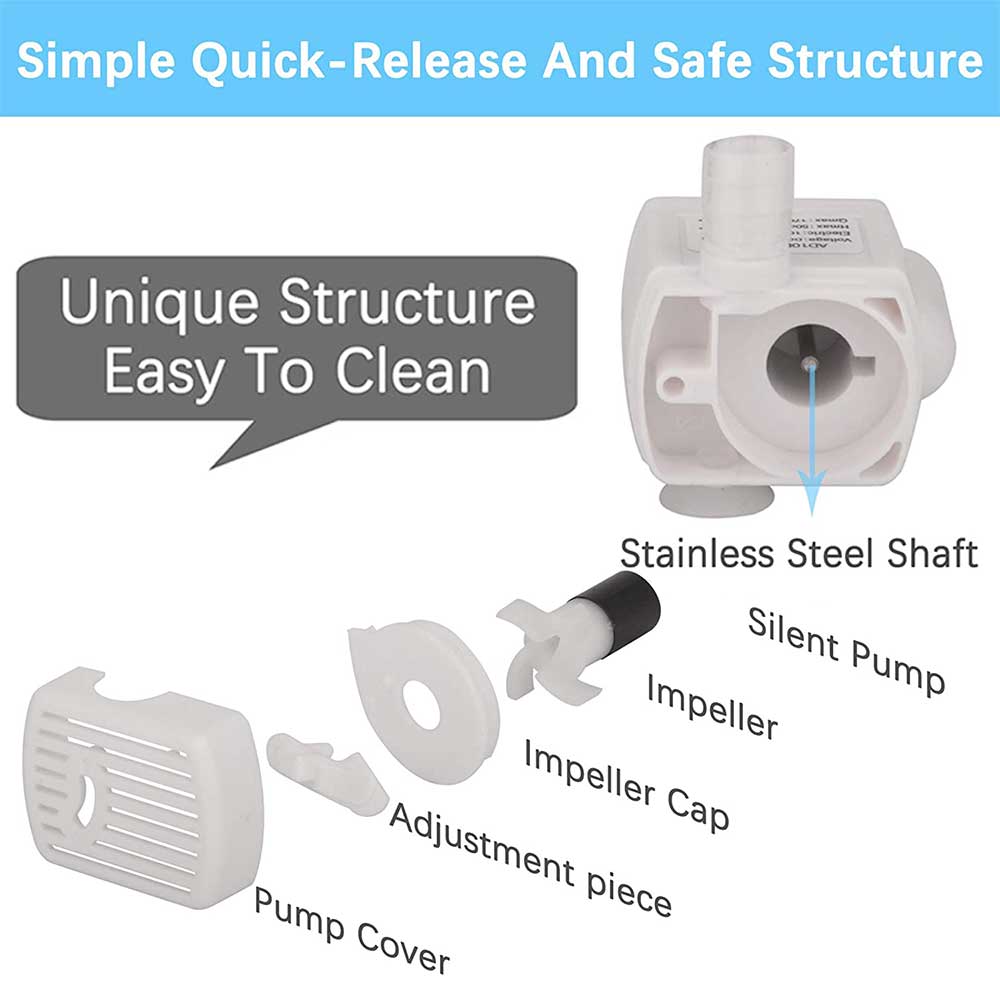 Pet Cat Water Pump Fountain An - Pet Water Fountain Pump Replacement 评论和价格