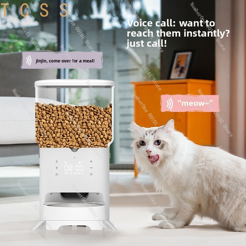 6L WiFi Smart Automatic Pet Fe - Automatic Cat Feeder 6L Timed 评论和价格