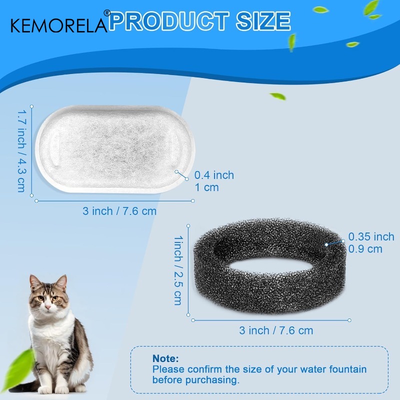 KEMORELA 20PCS Cat Water Fount - Pet Water Fountain Stainless Steel 评论和价格