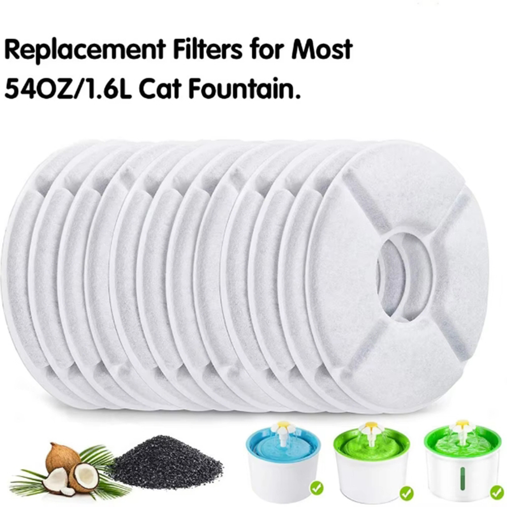 6/12/24Pcs Cat Water Fountain  - Pet Water Fountain Pump Replacement 评论和价格