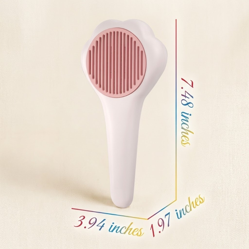 Cute Cat Paw Grooming Brush Pe - Pet Fountain Cleaning Kit 评论和价格