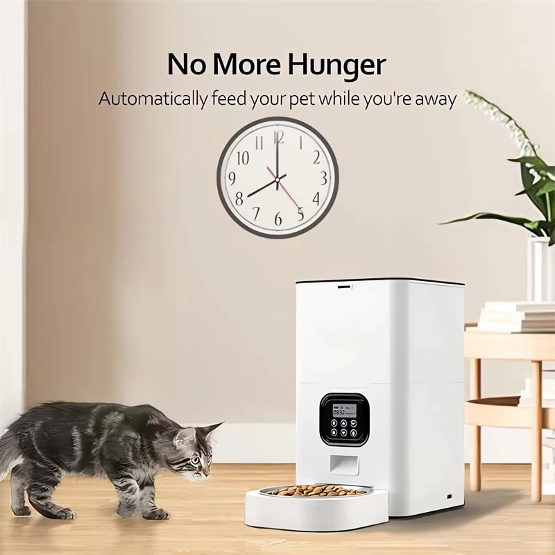 6L Smart Pet Dog Feeder Automa - Automatic Cat Feeder 6L Timed 评论和价格