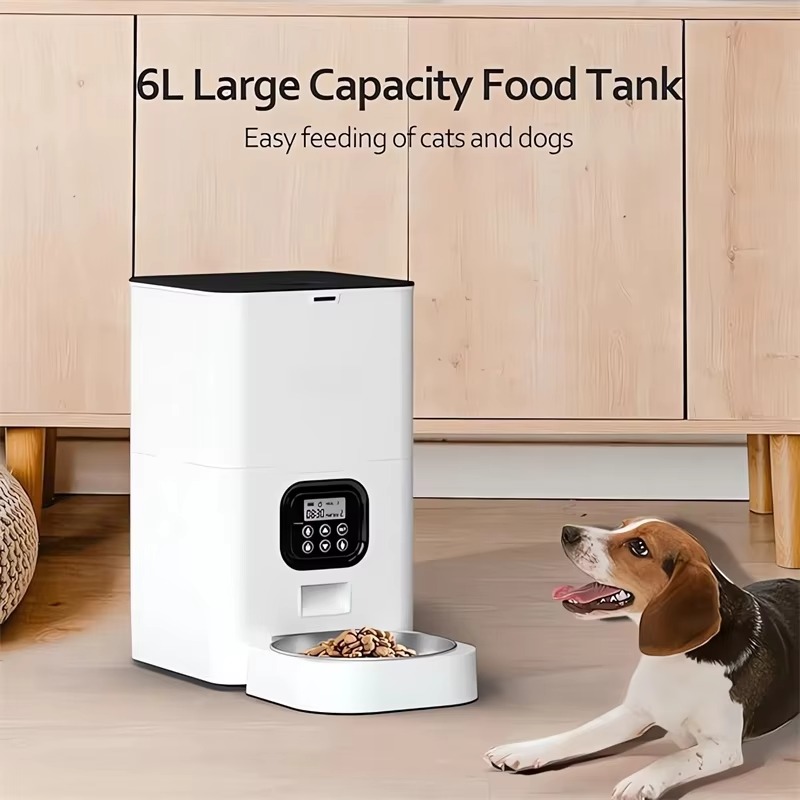 6L Smart Pet Dog Feeder Automa - Automatic Cat Feeder 6L Timed 评论和价格