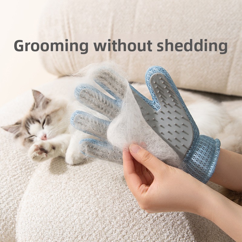 Double Sided Pet Grooming Glov - Pet Fountain Cleaning Kit 评论和价格