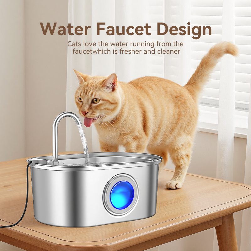 ROJECO 3.2L Stainless Steel Ca - Smart Pet Water Fountain Wifi 评论和价格