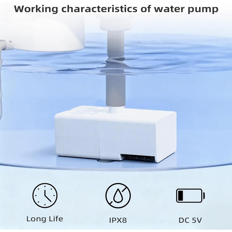B84B-Pet Water Fountain Replac - Pet Water Fountain Pump Replacement 评论和价格