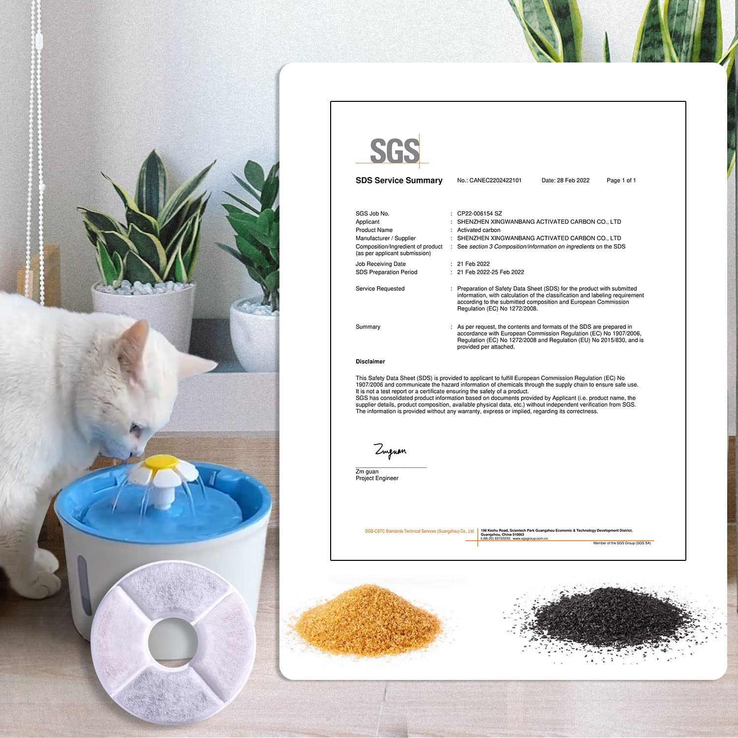 Cat Water Fountain Filter Sour - Pet Water Fountain Pump Replacement 评论和价格