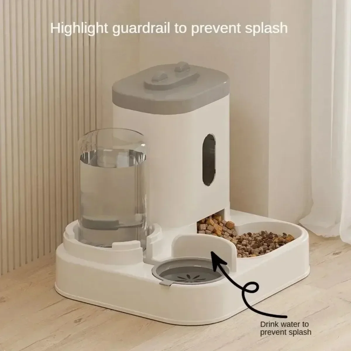 Automatic Dog Cat Feeder with  - Dog Water Fountain Large 评论和价格
