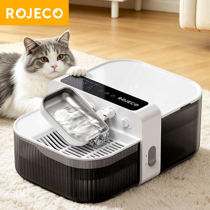 ROJECO 3.5L Wireless Pet Water - Wireless Pet Water Fountain Battery 评论和价格