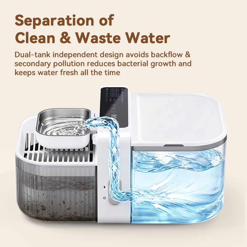 ROJECO 3.5L Wireless Pet Water - Wireless Pet Water Fountain Battery 评论和价格