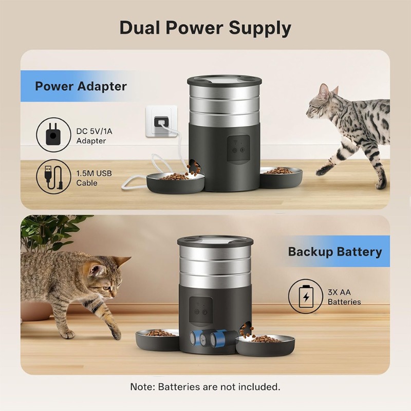 4.5L WiFi Smart Pet Feeder Aut - Pet Feeder App Control Portion 评论和价格