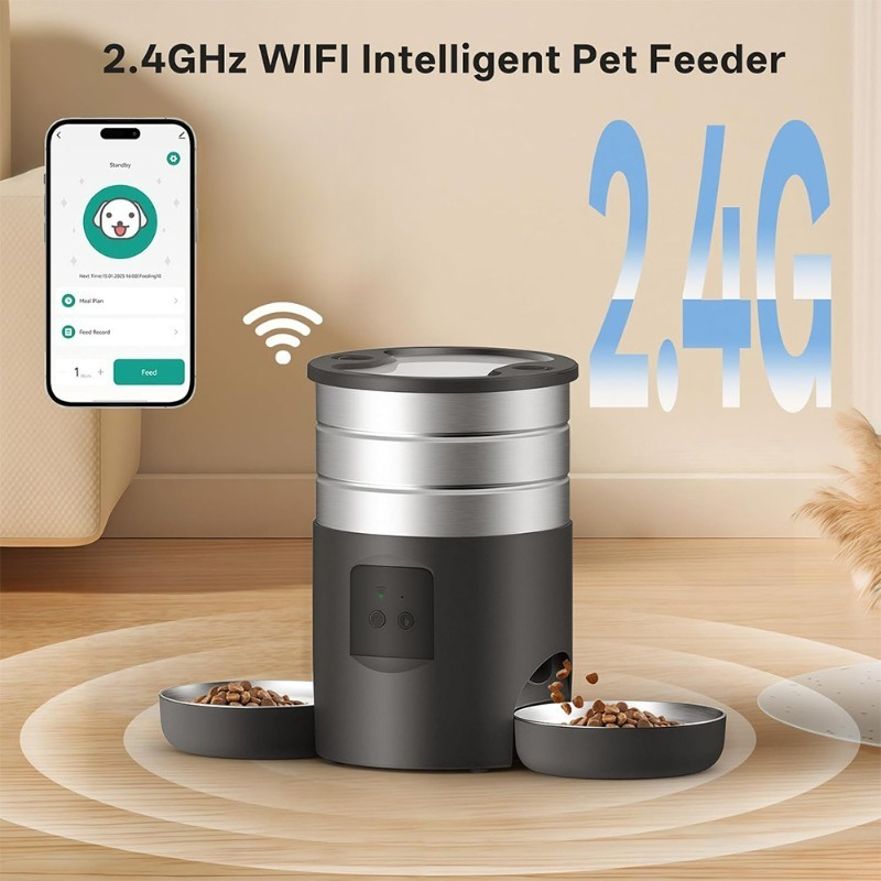 4.5L WiFi Smart Pet Feeder Aut - Pet Feeder App Control Portion 评论和价格