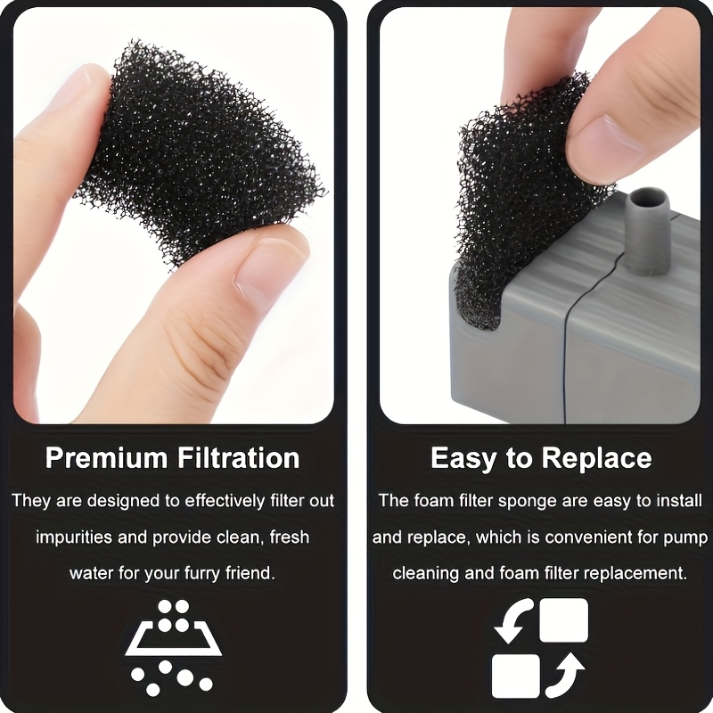 20Pcs Cat Water Fountain Foam  - Pet Fountain Filter Replacement 评论和价格