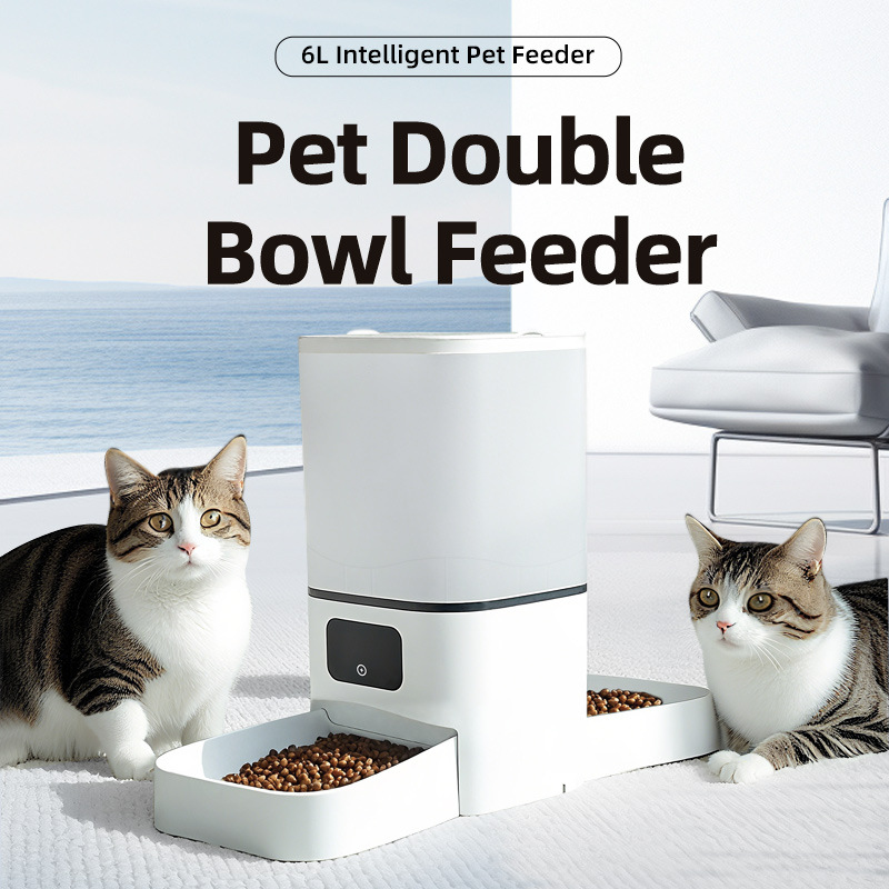 Smart Bluetooth Automatic Pet  - Automatic Cat Feeder 6L Timed 评论和价格
