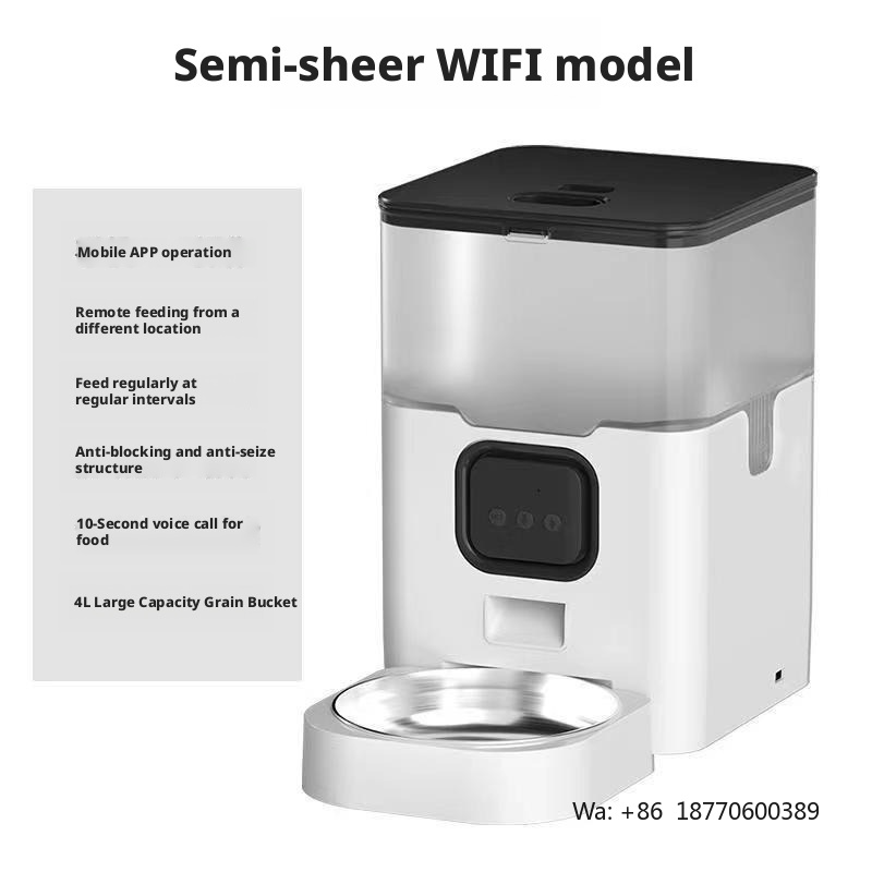 Manufacturer Smart White 4L 6L - Automatic Cat Feeder 6L Timed 评论和价格