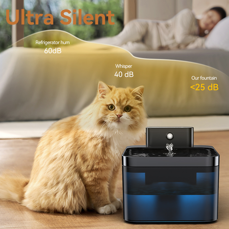 ROJECO Wireless Automatic Cat  - Wireless Pet Water Fountain Battery 评论和价格